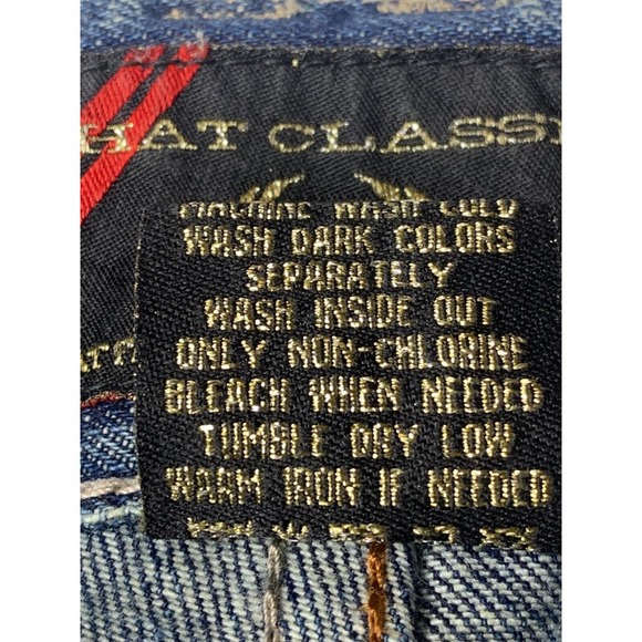 Vintage Phat Farm Classics Jeans 44x32 Y2k Rap Hip Hop Hipster Embroidered - Picture 11 of 14
